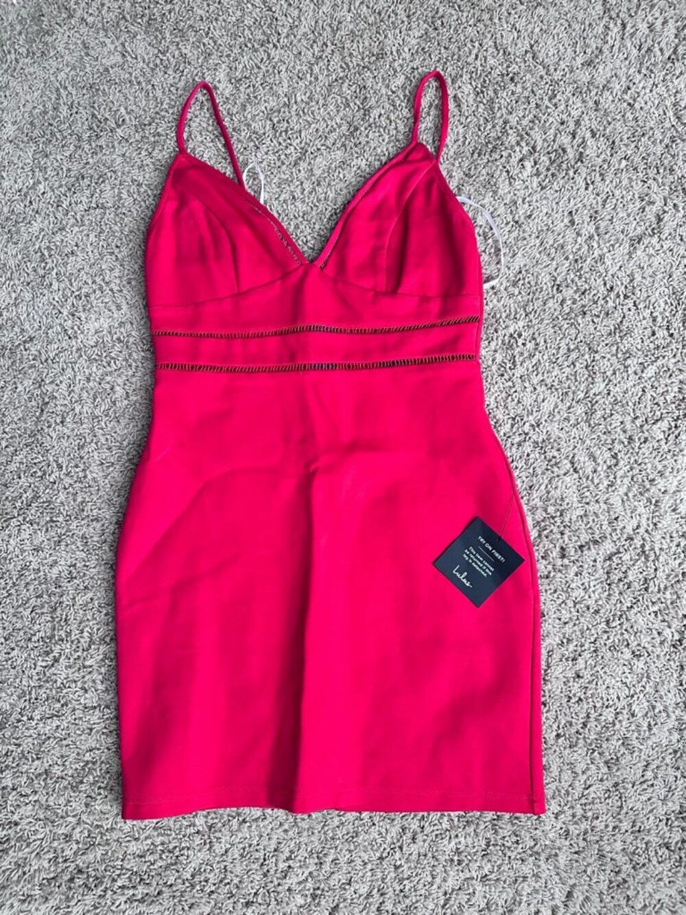 Lulus Red Mini Dress with Tags